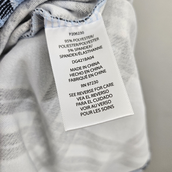 New Trendy Blue Plaid Tie-Front Dress - Picture 11 of 11